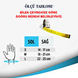 Vizor -  Baş Parmak Destekli Bağcıklı El Bilek Ateli CODE 21-B SAĞ BİLEK