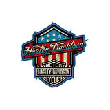 Gogo 75X75mm Harley Davidson