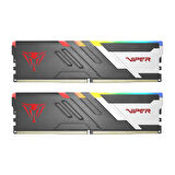 Patriot Viper Venom RGB PVVR532G600C36K 32GB (2x16GB) DDR5 6000MHz CL36 Gaming Ram (Bellek)