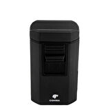 Cohiba CCM0610 4 Jet Torch Masa Tipi Puro Çakmağı Siyah