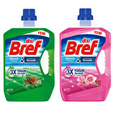 Bref Yüzey Temizleyici 3 lt Çam ve Gül 2 li Paket