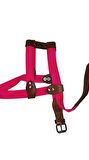 Lovely Ayarlanır Köpek Göğüs Tasması 2,5cm 10-20 Kg Aralığındaki Köpeklere PEMBE