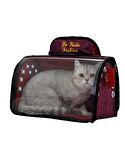 La Vista Tomris Kedi, Küçük Köpek Sırt Taşıma Çantası Pembe 44-26-27cm