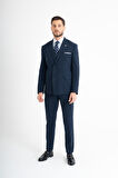 Slim Fit Takım Elbise - Lacivert 50