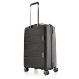 ÇÇS 5236 Polipropilen 3 Lü Valiz Seti Siyah