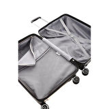 ÇÇS 5236 Polipropilen 3 Lü Valiz Seti Siyah