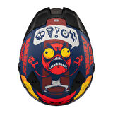 Axxis Kapalı Kask Fenix Angry Face C5 Mat Kırmızı