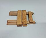 Ahşap Katlanır Tabure 1 Adet 30 cm x 36 xm