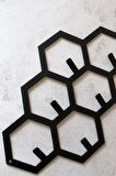 Dekoratif Metal Duvar Kapı Askısı Elbise Çanta Çeket Askısı Geometrik model