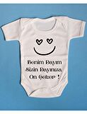 3'lü Pamuklu Dayım Yazılı Bebek Zıbın
