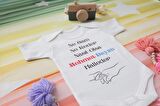 Pamuklu Bebek Zıbını  İsme Özel Dayım Yazılı