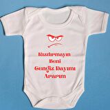 Pamuklu Bebek Zıbını İsme özel Dayımı Ararım