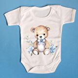 Organik Bebek Zıbını Ayıcıklı Tasarım 003