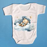 Organik Bebek Zıbını Ayıcıklı Tasarım 024