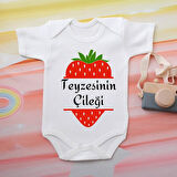 %100 Pamuklu Organik Baskılı Premium Çıtçıtlı Bebek Body Zıbın 00063