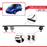 Honda Jazz 2 (GE) 2009-2014 Arası ile Uyumlu ACE-4 Ara Atkı Tavan Barı Siyah 2 Adet