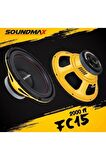 Sx-fc15 Bass Subwoofer 38cm 2000wat 600w Rms Power Oto Bufur