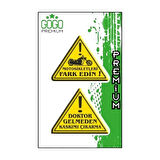Gogo Damla Sticker 2'li 4X5cm Fark Edin