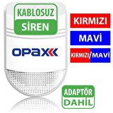 OPAX BGR-09 KABLOSUZ HARİCİ SİREN /MESAFE ARTIRICI /REPEATER ADAPTÖR DAHİL