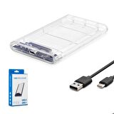 HARDDİSK KUTUSU SSD HDD 2.5" SATA USB 3.1 HADRON HDX-1766