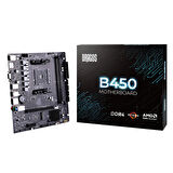 Dragos Dragmode B450M Sata,M2 Ddr4 3200MHz Usb 3.0 Vga Hdmi Ses G.Lan AM4 mATX Anakart