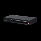 Dahua DH-PFS3010-8ET-65 8 Port 10/100 8FE Poe Port 65W 2FE Uplink Yönetilemez Switch