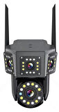O-KAM 3016 Wifi 6Mp Ptz 3Mp+3Mp 3lü Siyah Kasa
