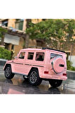 Mercedes Benz G63 Jip Pembe Mercedes Benz Brabus G 63 Jip Diecast Koleksiyon 6 Kapı Açılır Pembe