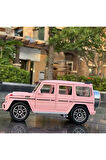 Mercedes Benz G63 Jip Pembe Mercedes Benz Brabus G 63 Jip Diecast Koleksiyon 6 Kapı Açılır Pembe