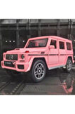 Mercedes Benz G63 Jip Pembe Mercedes Benz Brabus G 63 Jip Diecast Koleksiyon 6 Kapı Açılır Pembe