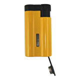 CCM0652 Jet 3 Torch Punchlu Puro Çakmağı Sarı