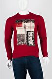 Berlin Unisex Pamuklu Slim fit Sweatshirt Small