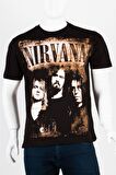 Nirvana Müzik Grubu Unisex Pamuklu Regular Fit Tişört Large