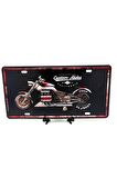 Dekoratif Metal Plaka Custom Rides Harley Davidson California