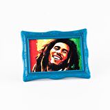 Jamaika Bob Marley Ayaklı Çerçeveli Magnet