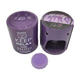 Keep Relax And Enjoy Lavander Seramik Buhurdanlık ve Wax Mum