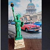 ABD New York Özgürlük Heykeli Reçine 18 cm