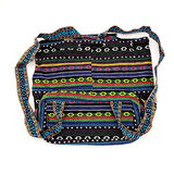 Hint Yün Dokuma Renkli Kapaklı Sırt Çantası Bohem