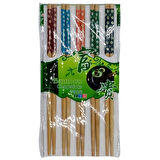 Çin Bambu Chopsticks Desenli 5 Adet