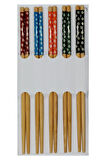Çin Bambu Chopsticks Desenli 5 Adet