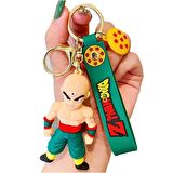 Anime Dragon Ball Z Ejderha Topu Tien Shinhan 3D Silikon Anahtarlık