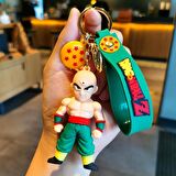 Anime Dragon Ball Z Ejderha Topu Tien Shinhan 3D Silikon Anahtarlık