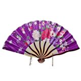 Japon Bambu Kumaş Yelpaze Çanta Boy Stant Hediyeli No.117