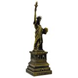 Vintage Metal USA Özgürlük Heykeli Biblo Antik Bronz 15 cm