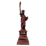 Vintage Metal USA Özgürlük Heykeli Biblo Antik Bakır 15 cm