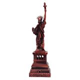Vintage Metal USA Özgürlük Heykeli Biblo Antik Bakır 15 cm