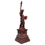 Vintage Metal USA Özgürlük Heykeli Biblo Antik Bakır 18 cm