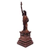 Vintage Metal USA Özgürlük Heykeli Biblo Antik Bakır 18 cm