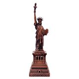 Vintage Metal USA Özgürlük Heykeli Biblo Antik Bakır 18 cm