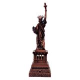 Vintage Metal USA Özgürlük Heykeli Biblo Antik Bakır 18 cm